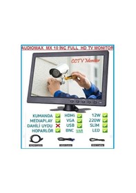 Resim HD Araç ve Tv Lcd Monitör Hdmı Vga Girişli 10 Inç 