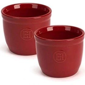 Resim Emile Henry Ramekin Fırın Kabı 8 cm Kırmızı/burgundy 