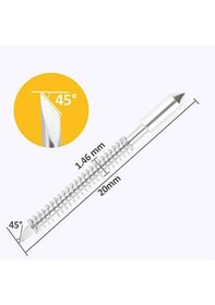 Resim Lkpcıgcxm 50 Adet 45 Derece Bıçak Vinil Kesici Plotter Kesme Bıçakları Cb09 Cb09u Graphtec Bıçak Tutucu Tabanı İle 