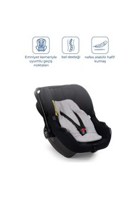 Resim Babyjem Ana Kucağı Bel Desteği Havlu Gri 