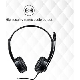 Resim Güzel Hediyem Rapoo H100 Wıred Stereo Headset Black 