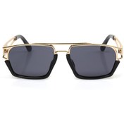 Resim TomyHelf Siyah Camlı Siyah-gold Çerçeveli Unisex Güneş Gözlüğü 