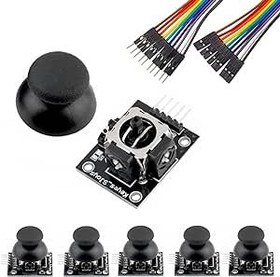 Resim WWZMDiB 6Pcs Dual-Axis Button Joystick Module PS2 Game Joystick Control Stick Sensor for Arduino PS2 Raspberry Pi 