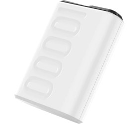 Resim Bix TPB15 10000MAH Pd 20W Usb-C ve Usb-A Qc 3.0 Çift Portlu 22.5W Süper Hızlı Şarj Destekli ve Dijital Ekranlı Mini Powerbank Beyaz 