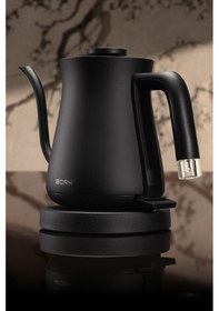 Resim Bork Kettle K750 Wt, Gen Terao Tasarımı Şık Su Isıtıcı Su Isıtıcılar Siyah 