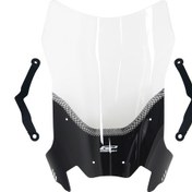 Resim GP Kompozit CF Moto 250 CL-X 2022-2024 Uyumlu Ön Tur Camı Şeffaf 55 cm 