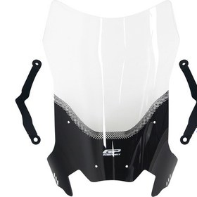 Resim GP Kompozit CF Moto 250 CL-X 2022-2024 Uyumlu Ön Tur Camı Şeffaf 55 cm 