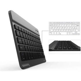 Resim Qwert Bluetooth Kablosuz Klavye Rgb Işık 10 Inç Klavye Lenovo Apple iPad Için Mini Şarj Edilebilir Klavye Mobil Bilgisayar | Klavye (Siyah) (Yurt Dışından) 