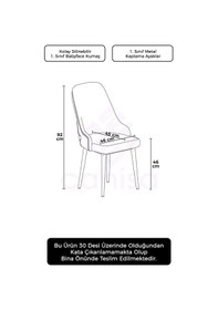 Resim Canisa Krax Serisi, 1.sınıf Babyface Kumaş Mutfak Sandalye, Gümüş Metal Ayak, 1 Adet Gri Sandalye Sandalye Gri Ayakları Gümüşş 