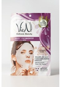 Resim Vien Collagen İçerikli Yoğun Nemlendirici ve Besleyici Kağıt Yüz Maskesi 