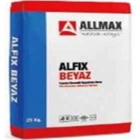 Resim Allmax Alfix Fayans ve Seramik Yapıştırma Harcı Beyaz 25 Kg. 