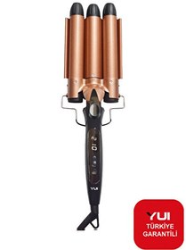 Resim Yui KB-3060 25 MM Siyah Su Dalgası Wag Saç Maşası 