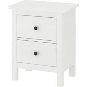 Resim Hemnes Komodin Beyaz Vernik 54 x 66 Cm 