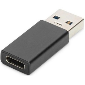 Resim Digitus Ak-300524-000-s Usb Type-c Adapter Type A To C M/f 3a, 5gb, 3.0 Version Black 