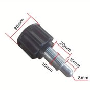 Resim 1 adet Spinning Bisiklet Çekme Pimi, Fitness Ekipmanları İçin Yaylı Düğme Yedek Parçaları, Spinning Bisiklet Pimi 