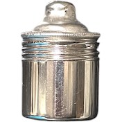 Resim Tek-İş Duy E-14 Metal Düz Duy Krom 