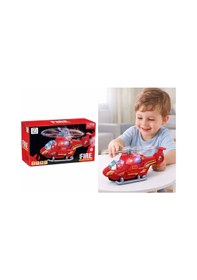 Resim Oyuncak İtfaiye Helikopteri Işıklı Ve Hareketli Kutulu 