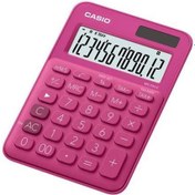 Resim Casio MS-20UC-RD 12 Hane Koyu Pembe Masa Üstü Hesap Makinesi 