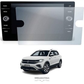 Resim Volkswagen T-cross Navigasyon Ve Multimedya Uyumlu Mat Ekran Koruyucu 