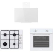 Resim Vestel AF-4661 YB - AO-6004 YB-DG - AD-63340 B Beyaz Ankastre Set 