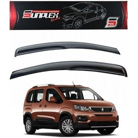 Resim Peugeot Rifter Mugen Cam Rüzgarlığı 2018 Sonrası 2'li Sunplex 