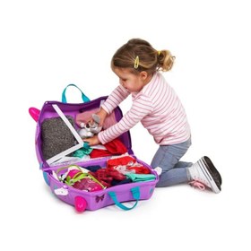 Resim Trunki Çocuk Bavulu - Kedi Cassie 