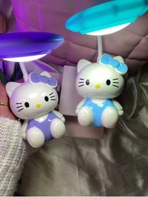 Resim Genel Markalar 1 ADET dekoratif hediyelik gece lambası .hello kitty konseptli masa lambası şarjlı 