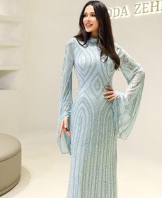 Resim Couture Berru Tesettür Abiye - Bej / 44 