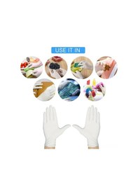 Resim Tongxida Tek Kullandım Pvc Eldivenler, Gıda İşleme/mutfak/temizlik İçin, Dayanıklı-komforlu, 100 Adet/kutu S Boyutu 