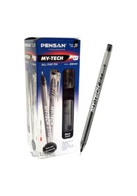 Resim Tükenmez Kalem My-tech 0.7 Mm Iğne Uç Siyah 25'li Çok Renkli 