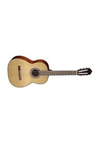 Resim Cort Ac100dxop Deluxe Klasik Gitar Başlangıç Seviye Ladin Kapak, Geliştirilmiş İnce Sap Profili Ve Open Pore Doğal Mat Bitiş 