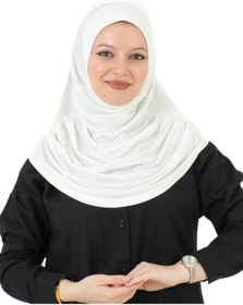 Resim Modish Group Hazır Giyim Türban Yumuşak Başörtü Şal - Krem 