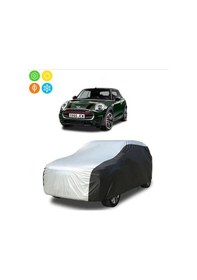 Resim Mini John Cooper Works Araba Brandası Oto Branda Gri-siyah 