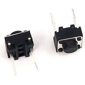 Resim 5 Adet - Buton 6X6X5 Mm 2 Pin, On Off Anahtar Button Bas-Çek N11.1165 