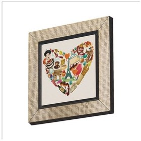 Resim Fransa Sembolleri Baskılı Mdf Magnetkrg-007 