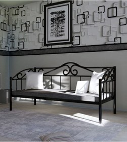 Resim Metalia Gm401 Minderli Sedir Siyah 