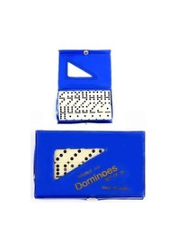 Resim Çantalı Orta Boy Melamin Domino Taşı 28 Parça Domino Oyunu 