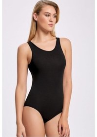 Resim Ilke Kadın Likralı Kançalı Geniş Askılı Body 250/254 - 3 Adet 
