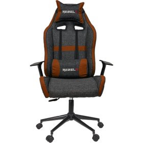 Resim Rebelx Oyuncu Koltuğu Lion Krom Ayak Turuncu Renk 