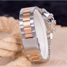 Resim Saattino Yeni Sezon Roma Rakamlı Gümüş Renk Çelik Kordonlu Erkek Kol Saati ST-303988 