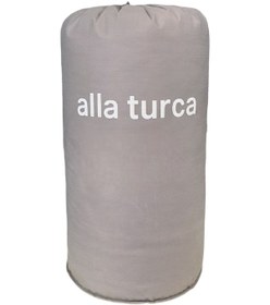 Resim Alla Turca Çift Taraflı Lux Silikon Yorgan - Tek Kişilik Özel Çantalımor-gri 