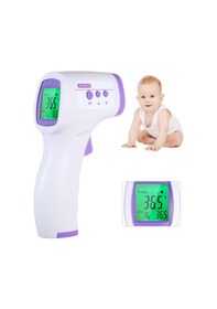 Resim Moveevo Temassız Kızılötesi Termometre Yüksek Hassasiyetli Lcd Dijital Ir Termometre Vücut/nesne Çift Modlu Sıcaklık Ölçer 