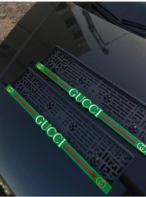 Resim Gucci Plakalık 2'li Oto Araba Aksesuar 