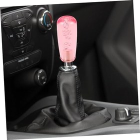 Resim Araba Vites Topuzu Kristal Malzeme 10cm Aydınlatmasız Rahat Vites Değiştirme 