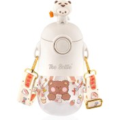 Resim Figürlü Matara 600 ml Beyaz 