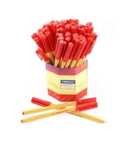 Resim 1010 Ofis Pen Tükenmez Kalem 1,0 Mm Kırmızı 60 Lı 1 Paket 60 Adet Kırmızı 