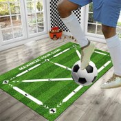 Resim Futbol Ayak İzi Eğitim Matı, Kaymaz Katlanabilir Halı Mat, Yaratıcı Zemin Matı 