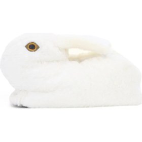 Resim Tavşan Figürlü Peluş Panduf Ev Pandufu Unisex 