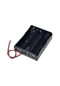 Resim Üçlü 3 Lü 18650 Pil Yuvası Kablolu Tutucu 11V Pil Şarj Kutusu 