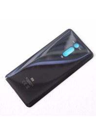 Resim Xiaomi Mi 9t Batarya Pil Kapağı Cam Siyah 